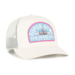 Super Bowl LX '47 Leland Adjustable Trucker Hat Natural - 47 brand