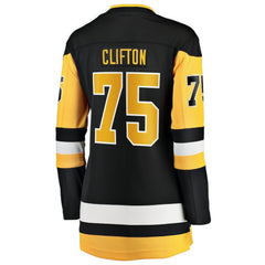 Connor Clifton Pittsburgh Penguins Fanatics Women's Home Breakaway Jersey Black