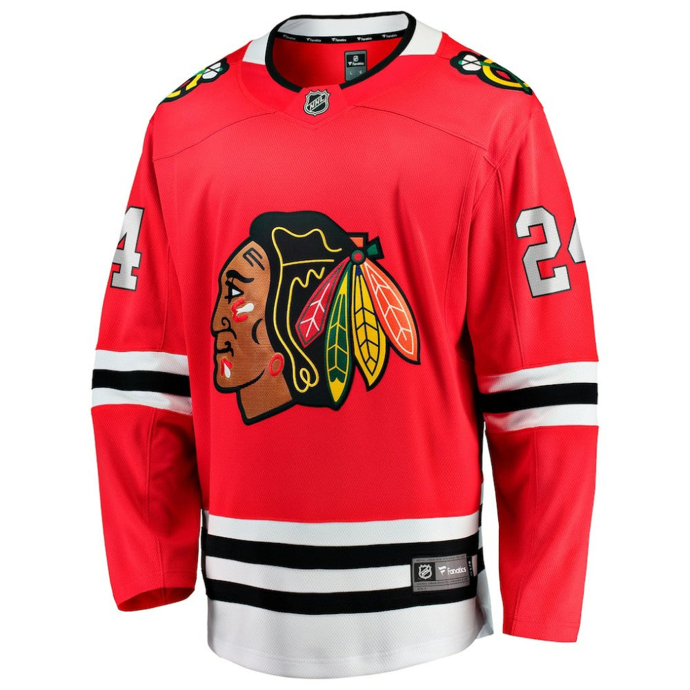 Sam Lafferty Chicago Blackhawks Fanatics Home Breakaway Jersey - Red | NHL Jerseys