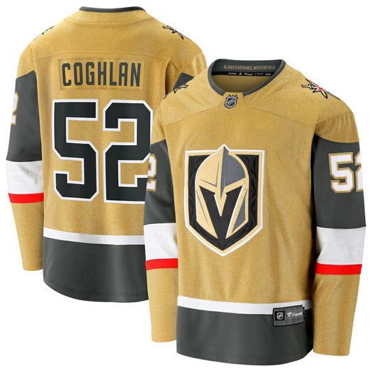 Dylan Coghlan Vegas Golden Knights Fanatics Home Breakaway Jersey - Gold | NHL Jerseys