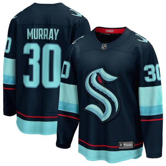 Matt Murray Seattle Kraken Fanatics Home Breakaway Jersey - Deep Sea Blue | NHL Jerseys