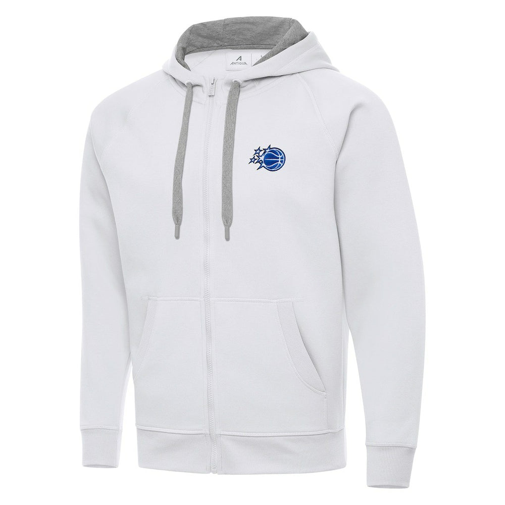 NBA - Orlando Magic Antigua New Logo Victory Full-Zip Hooded Sweatshirt - White
