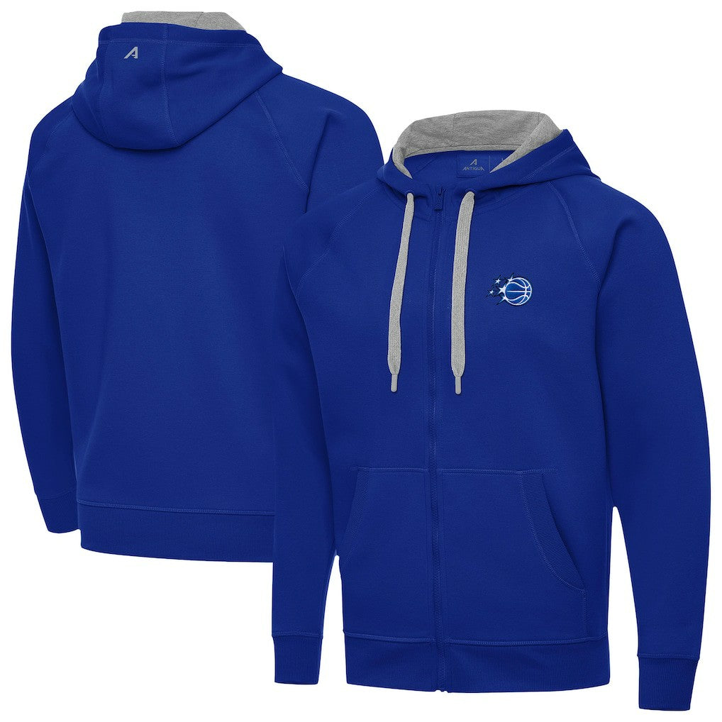 NBA - Orlando Magic Antigua New Logo Victory Full-Zip Hooded Sweatshirt - Royal