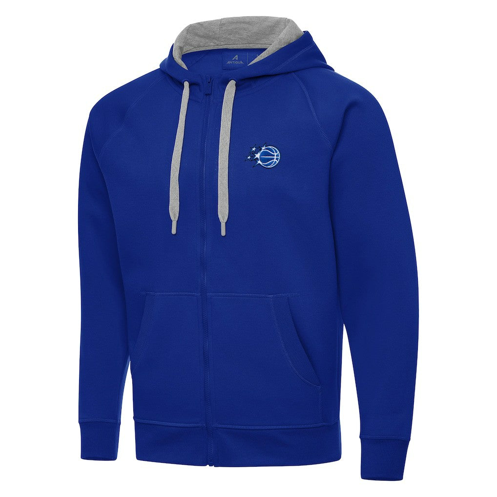 NBA - Orlando Magic Antigua New Logo Victory Full-Zip Hooded Sweatshirt - Royal