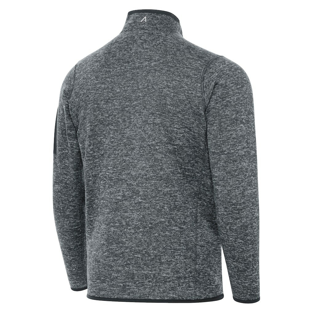NBA - Orlando Magic Antigua New Logo Fortune Quarter-Zip Pullover Jacket - Heather Gray