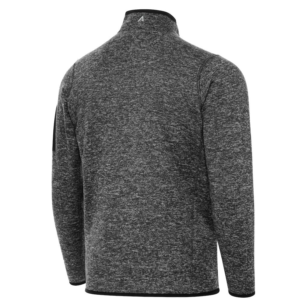 NBA - Orlando Magic Antigua New Logo Fortune Quarter-Zip Pullover Jacket - Heather Black