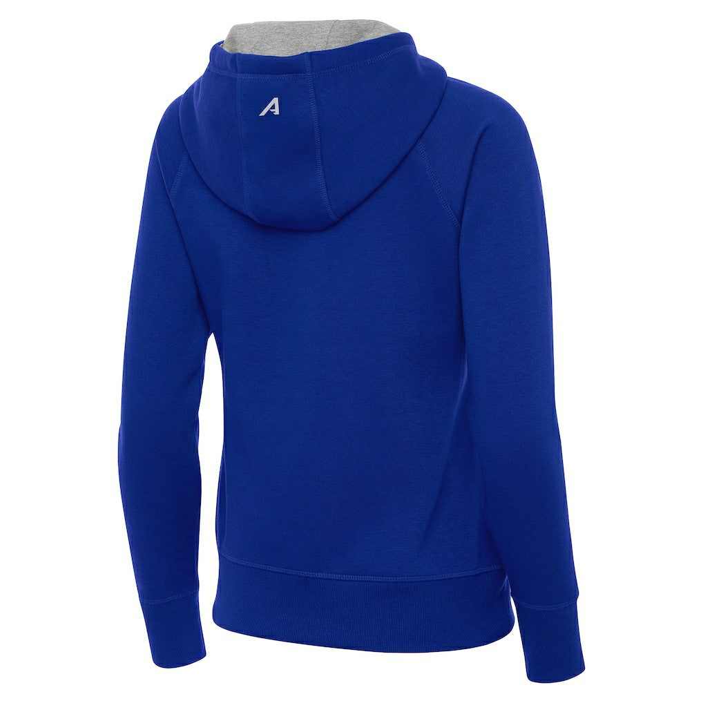 NBA - Orlando Magic Antigua Women's New Logo Victory Full-Zip Hooded Sweatshirt - Royal