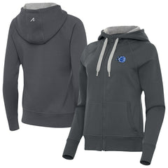 NBA - Orlando Magic Antigua Women's New Logo Victory Full-Zip Hooded Sweatshirt - Charcoal