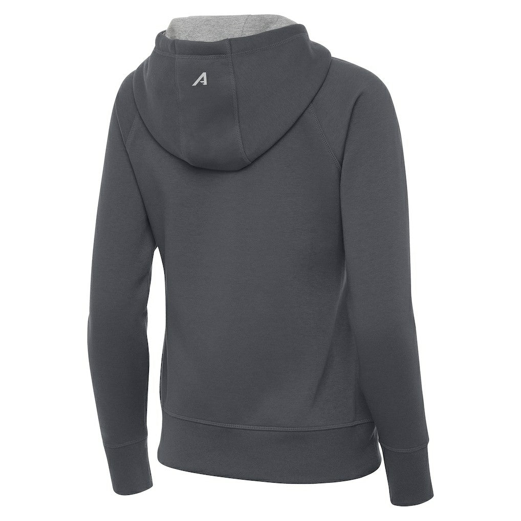 NBA - Orlando Magic Antigua Women's New Logo Victory Full-Zip Hooded Sweatshirt - Charcoal