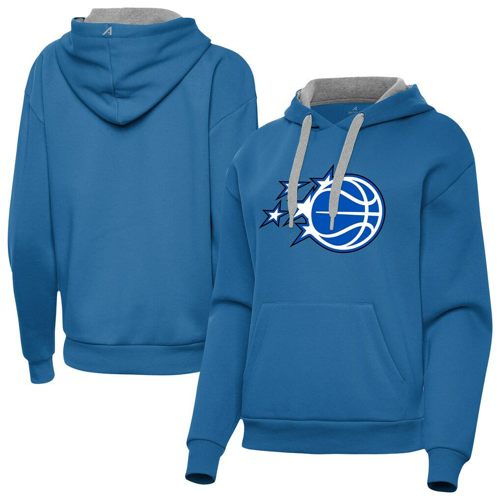 NBA - Orlando Magic Antigua Women's New Logo Victory Pullover Hoodie - Blue
