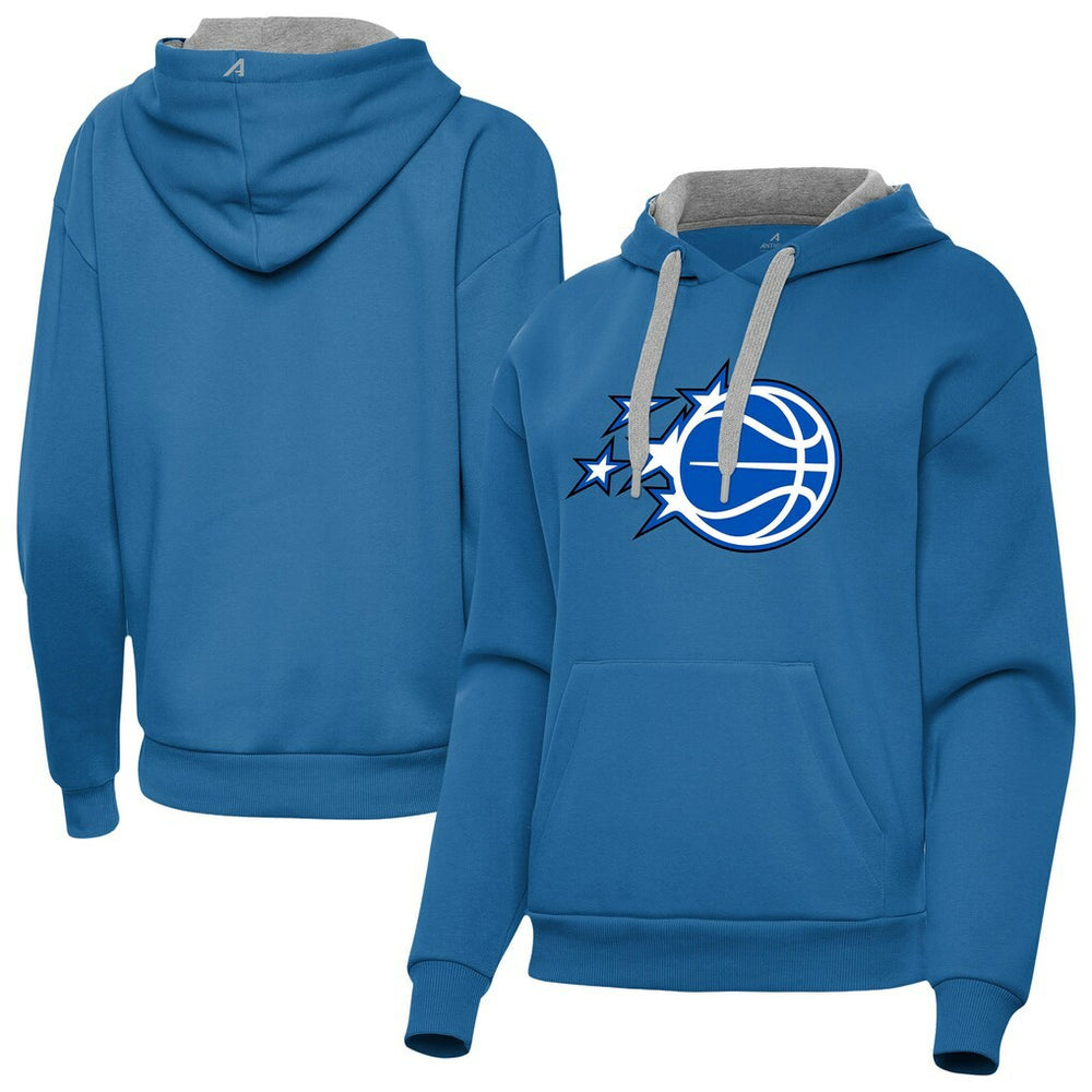 NBA - Orlando Magic Antigua Women's New Logo Victory Pullover Hoodie - Blue