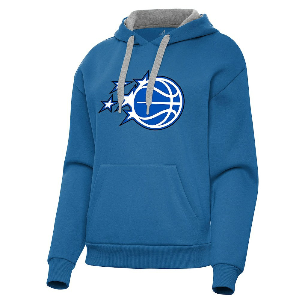 NBA - Orlando Magic Antigua Women's New Logo Victory Pullover Hoodie - Blue