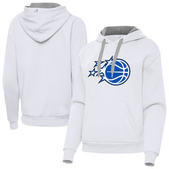 NBA - Orlando Magic Antigua Women's New Logo Victory Pullover Hoodie - White