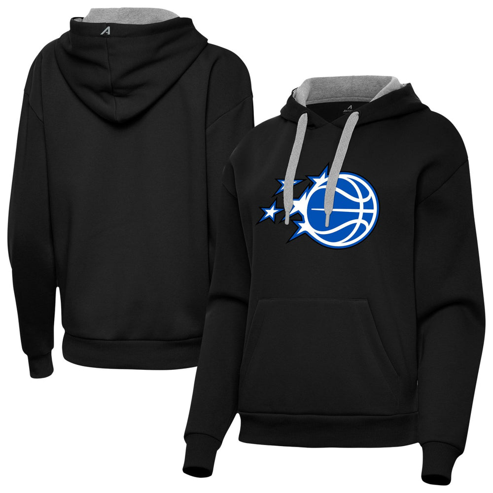 NBA - Orlando Magic Antigua Women's New Logo Victory Pullover Hoodie - Black