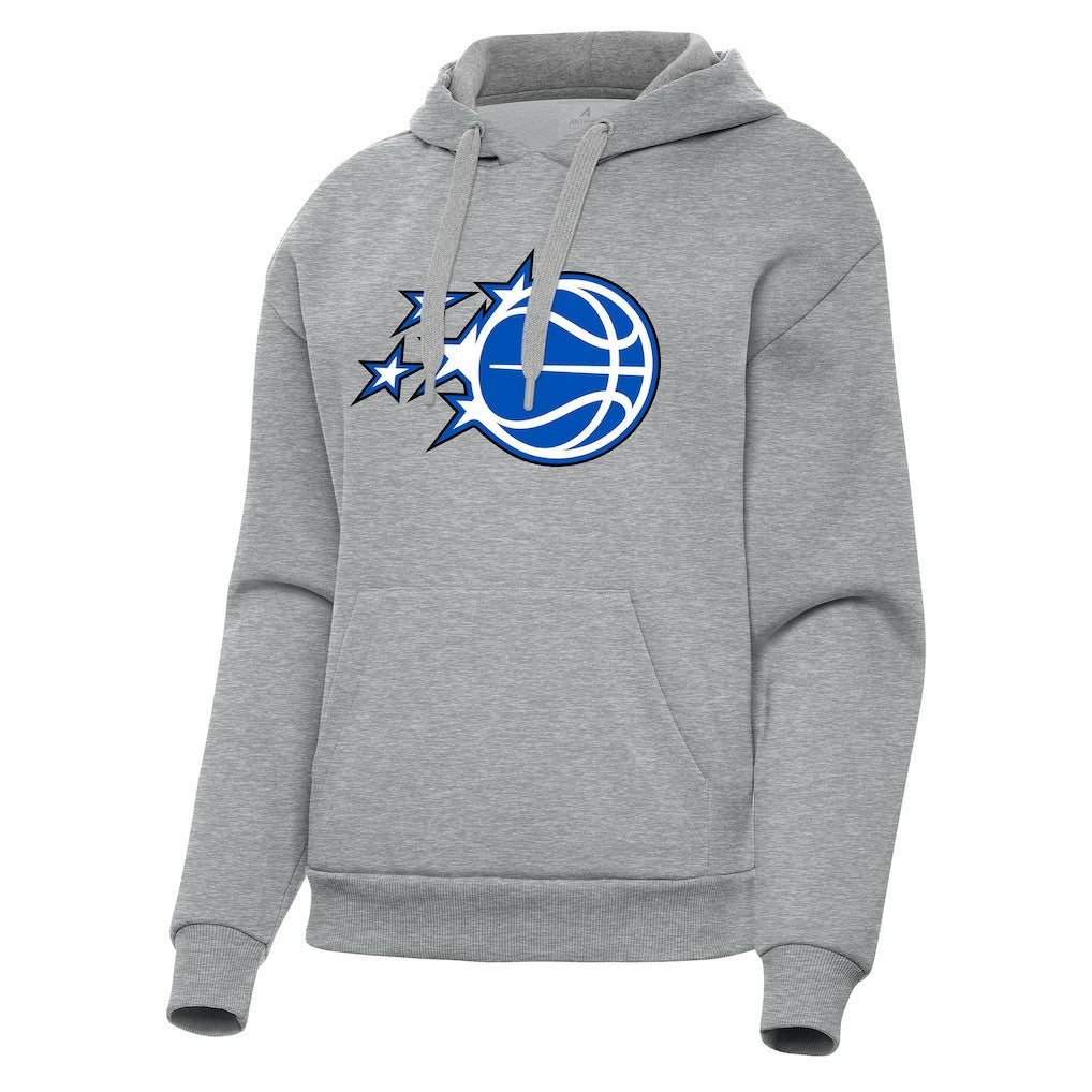 NBA - Orlando Magic Antigua Women's New Logo Victory Pullover Hoodie - Heather Gray