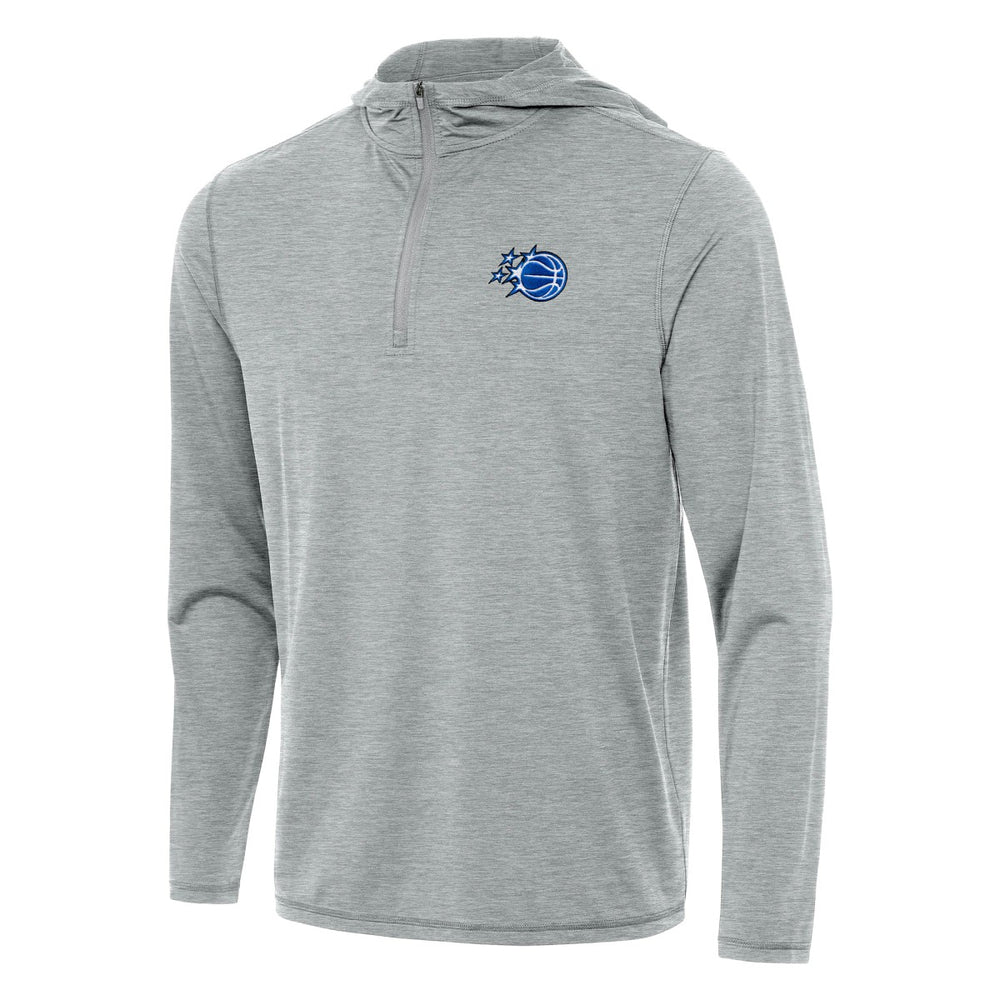 NBA - Orlando Magic Antigua New Logo Tidy Quarter-Zip Hoodie - Heather Gray