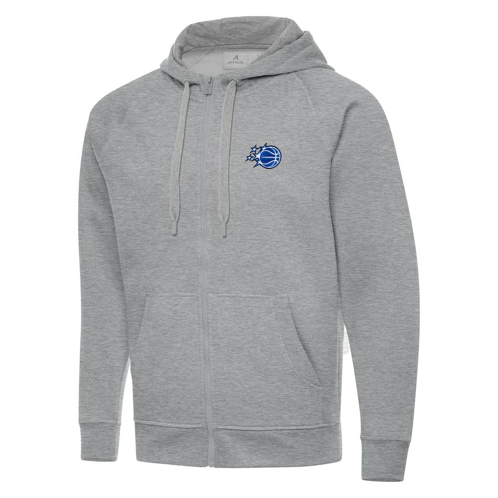 NBA - Orlando Magic Antigua New Logo Tall Victory Full-Zip Hooded Sweatshirt - Heather Gray