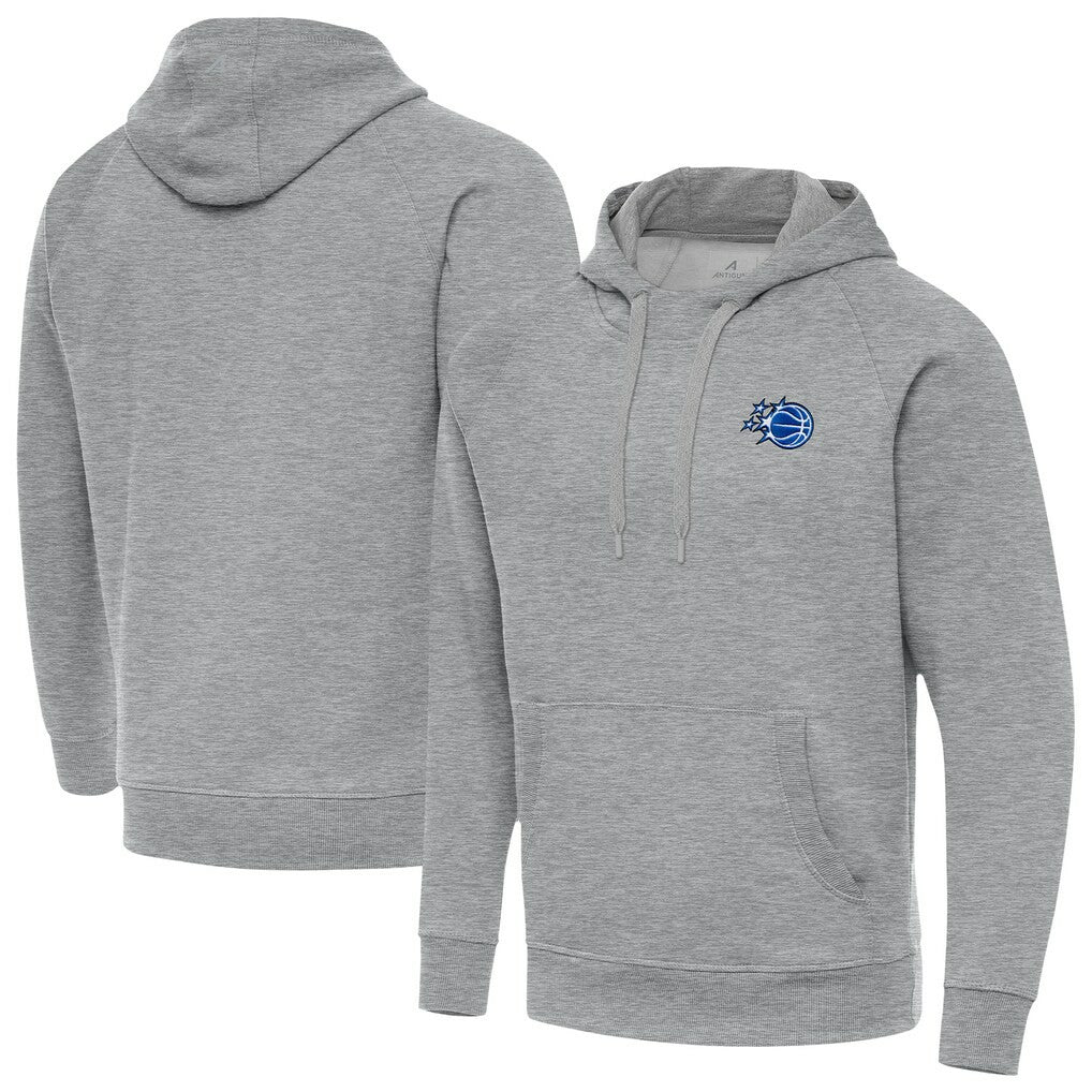 NBA - Orlando Magic Antigua New Logo Victory Pullover Hoodie - Heather Gray