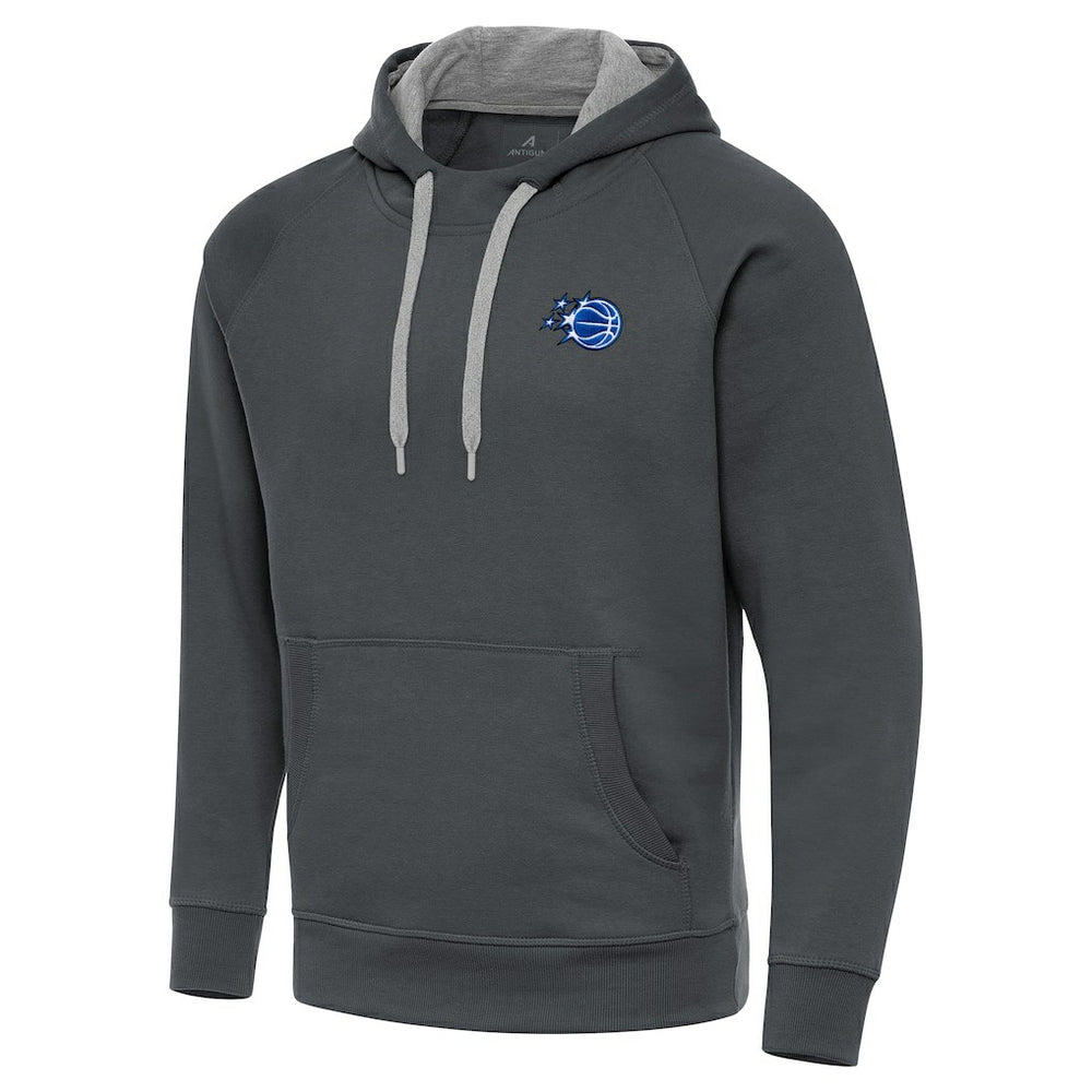 NBA - Orlando Magic Antigua New Logo Victory Pullover Hoodie - Charcoal