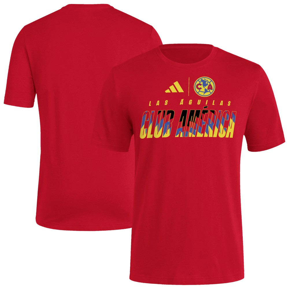 Adidas Club America Leagues Cup T-Shirts - Red