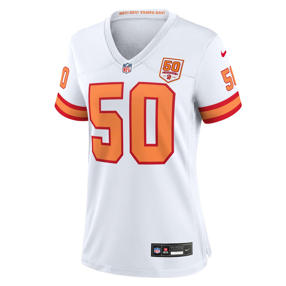 Vita Vea '76 Tampa Bay Buccaneers Women's 50th Season Game Jersey White - Nike