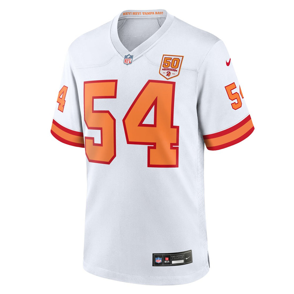 Lavonte David '76 Tampa Bay Buccaneers 50th Season Game Jersey White - Nike
