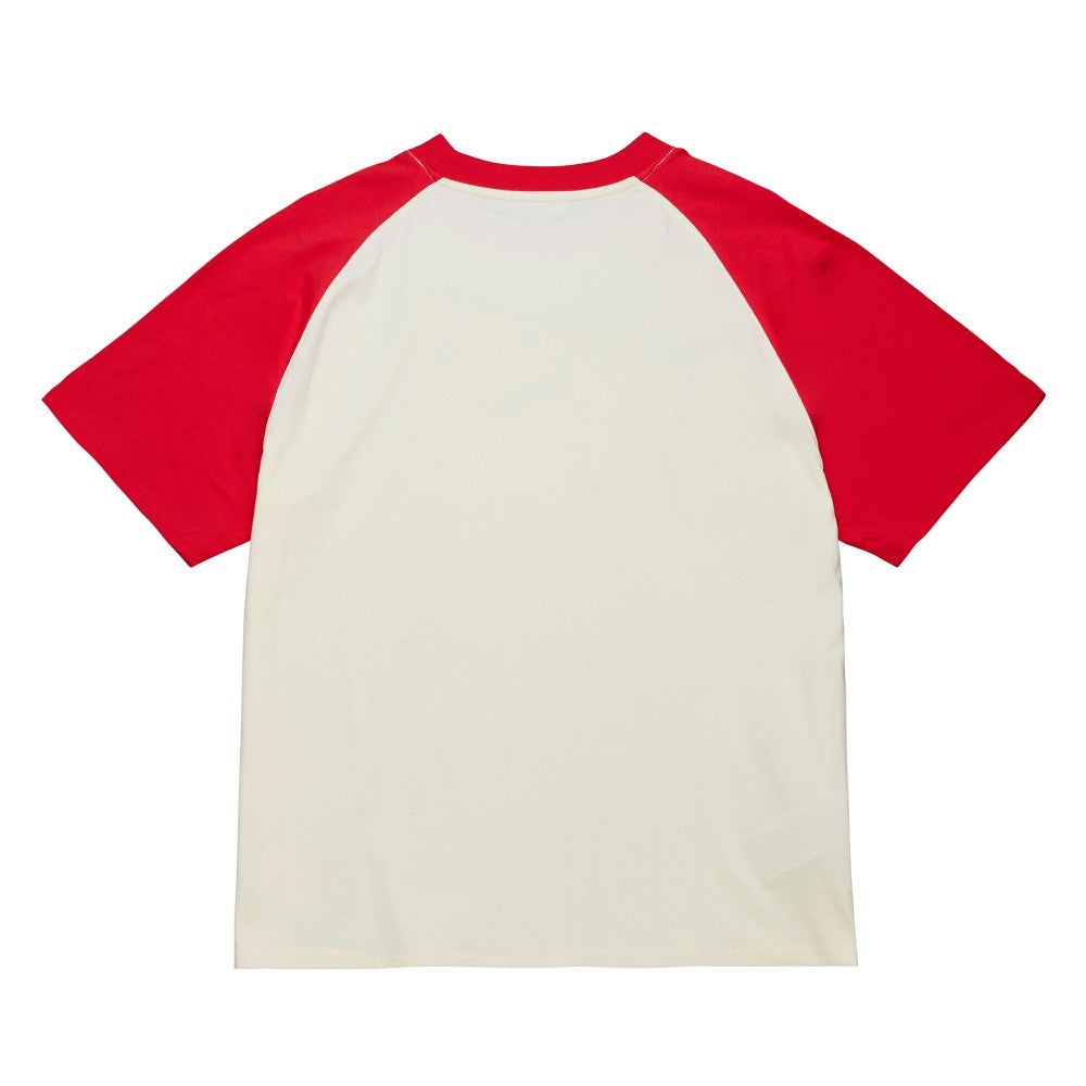 Cincinnati Reds Mitchell & Ness Women's Boyfriend Raglan T-Shirt Clearance