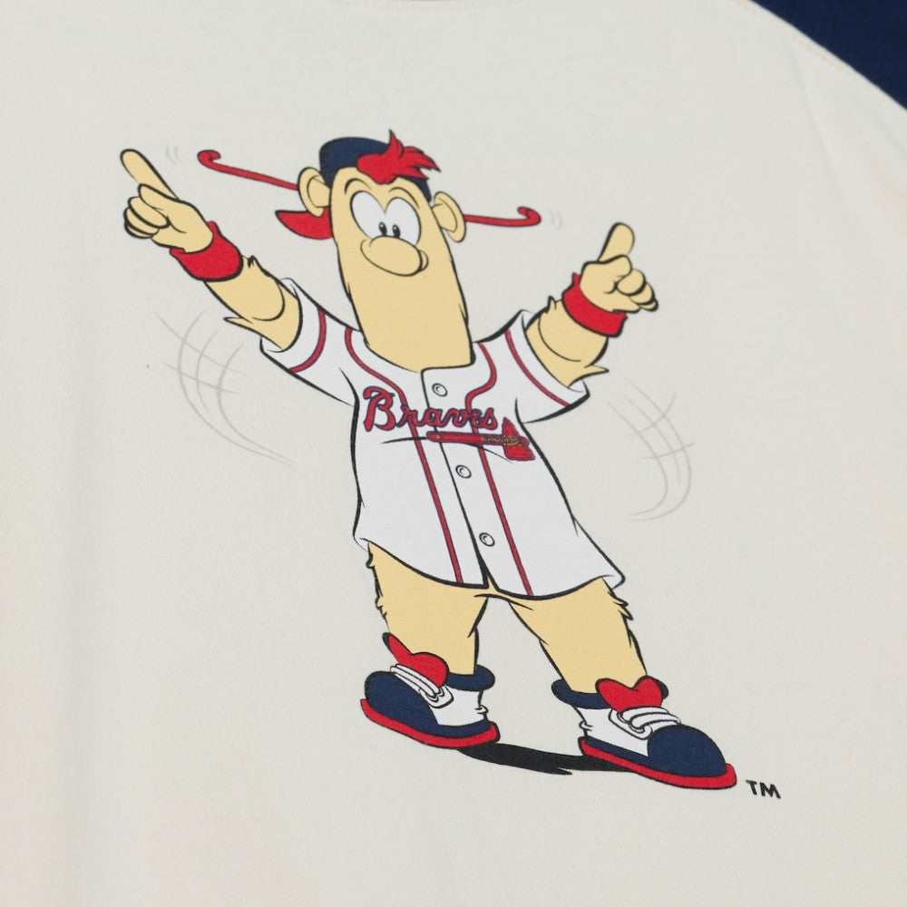 Atlanta Braves Mitchell & Ness Women's Boyfriend Raglan T-Shirt Online