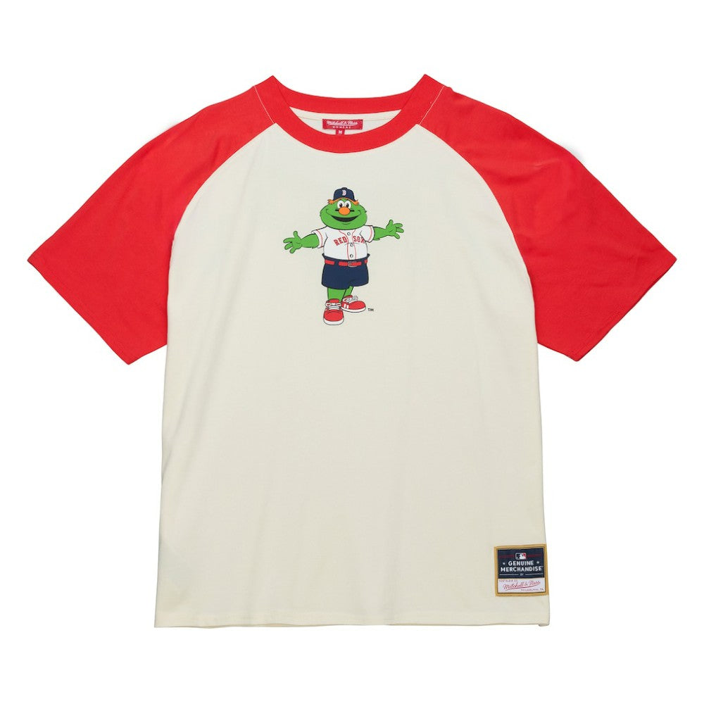 Boston Red Sox Mitchell & Ness Women's Boyfriend Raglan T-Shirt for sale