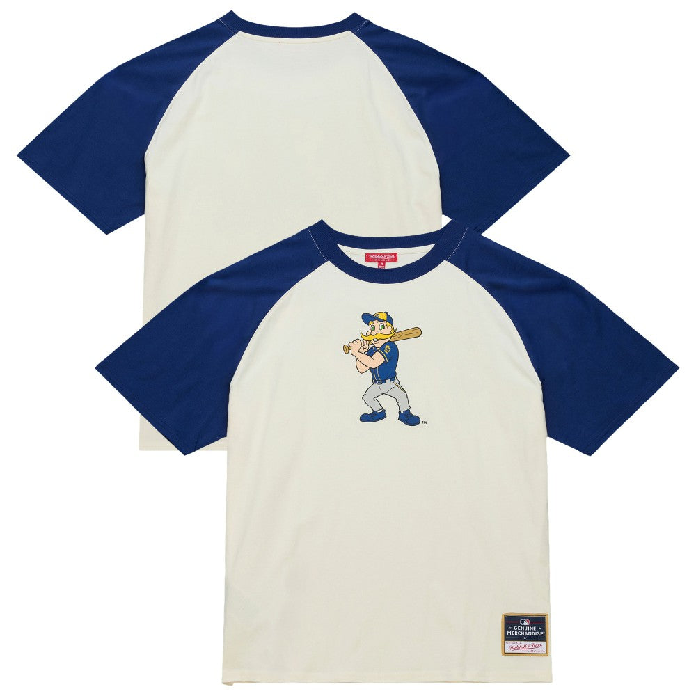 Milwaukee Brewers Mitchell & Ness Women's Boyfriend Raglan T-Shirt for sale