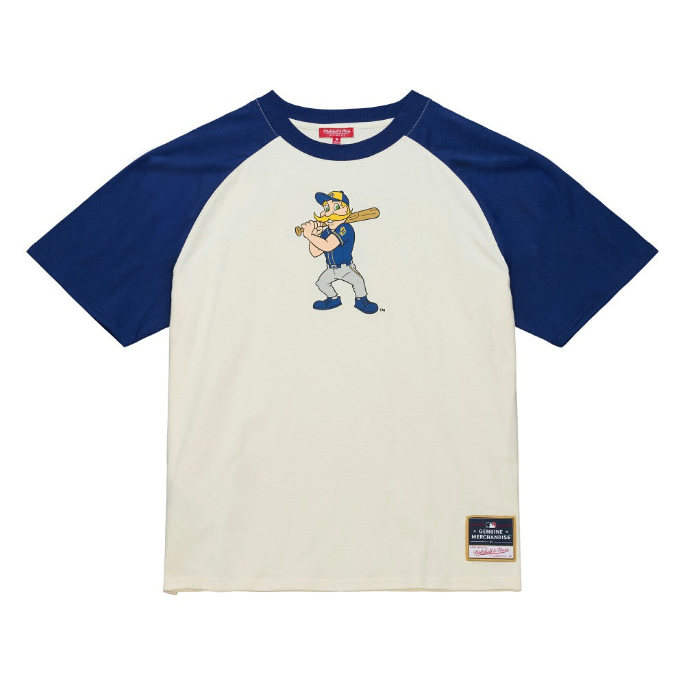 Milwaukee Brewers Mitchell & Ness Women's Boyfriend Raglan T-Shirt for sale