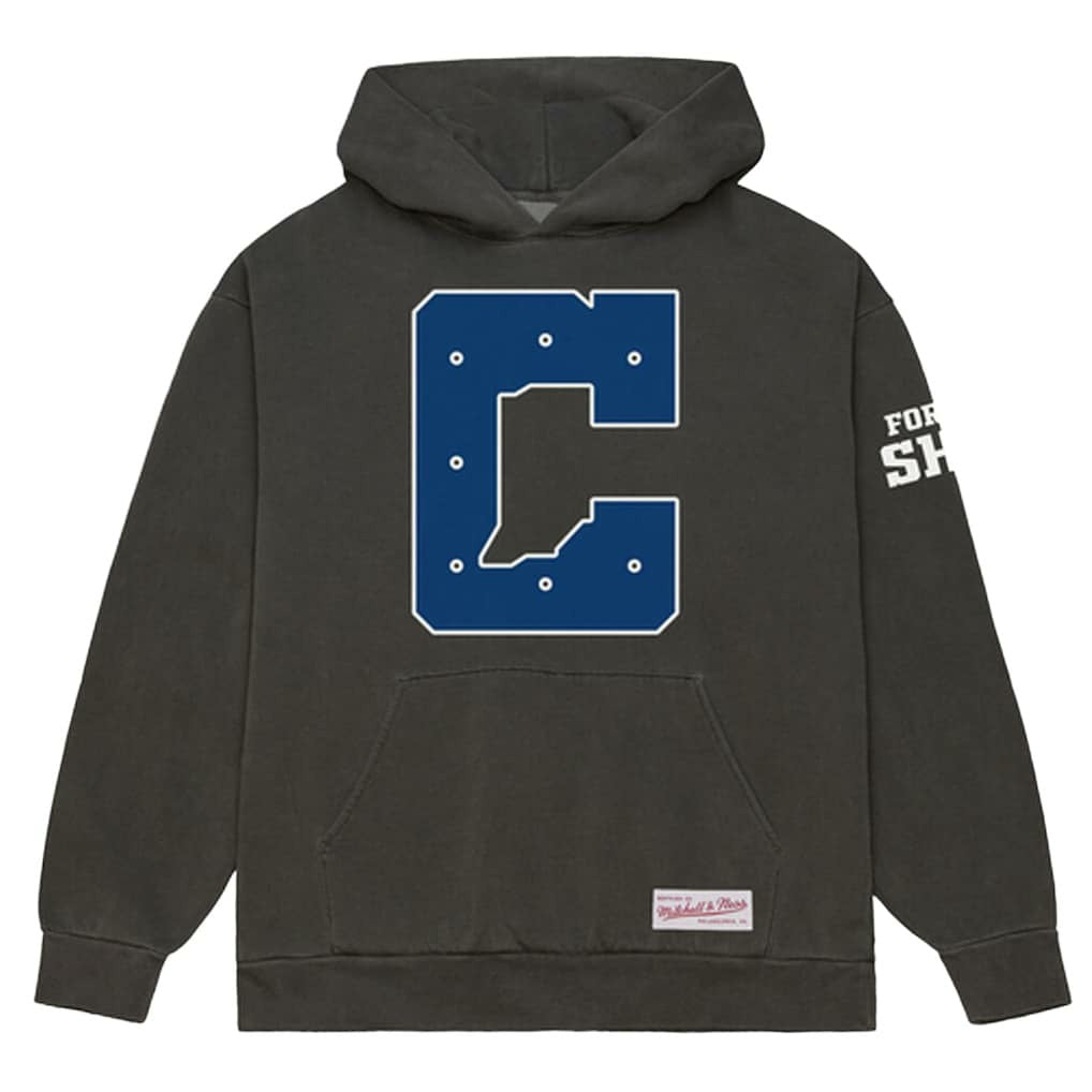 Indianapolis Colts Indiana Nights State C Fleece Hoodie Charcoal - Mitchell & Ness