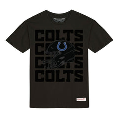 Indianapolis Colts Indiana Nights Throw It Back Heritage T-Shirt Black - Mitchell & Ness