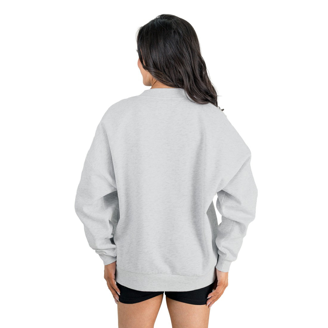 Tampa Bay Buccaneers Gameday Couture Women's Home Turf Oversized Premium Fleece Pullover Sweatshirt Ash - NFL