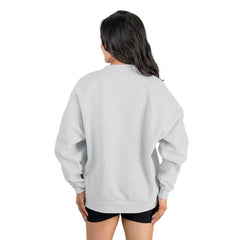 Buffalo Bills Gameday Couture Women's Home Turf Oversized Premium Fleece Pullover Sweatshirt Ash - NFL