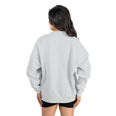 Houston Texans Gameday Couture Women's Home Turf Oversized Premium Fleece Pullover Sweatshirt Ash - NFL