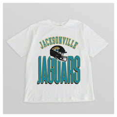 Jacksonville Jaguars Gameday Couture Women's Oversized Classic Fierce Focus T-Shirt White - NFL