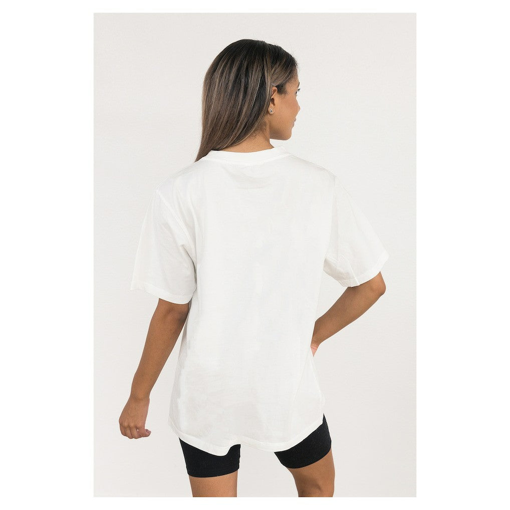 Minnesota Vikings Gameday Couture Women's Oversized Classic Fierce Focus T-Shirt White - NFL