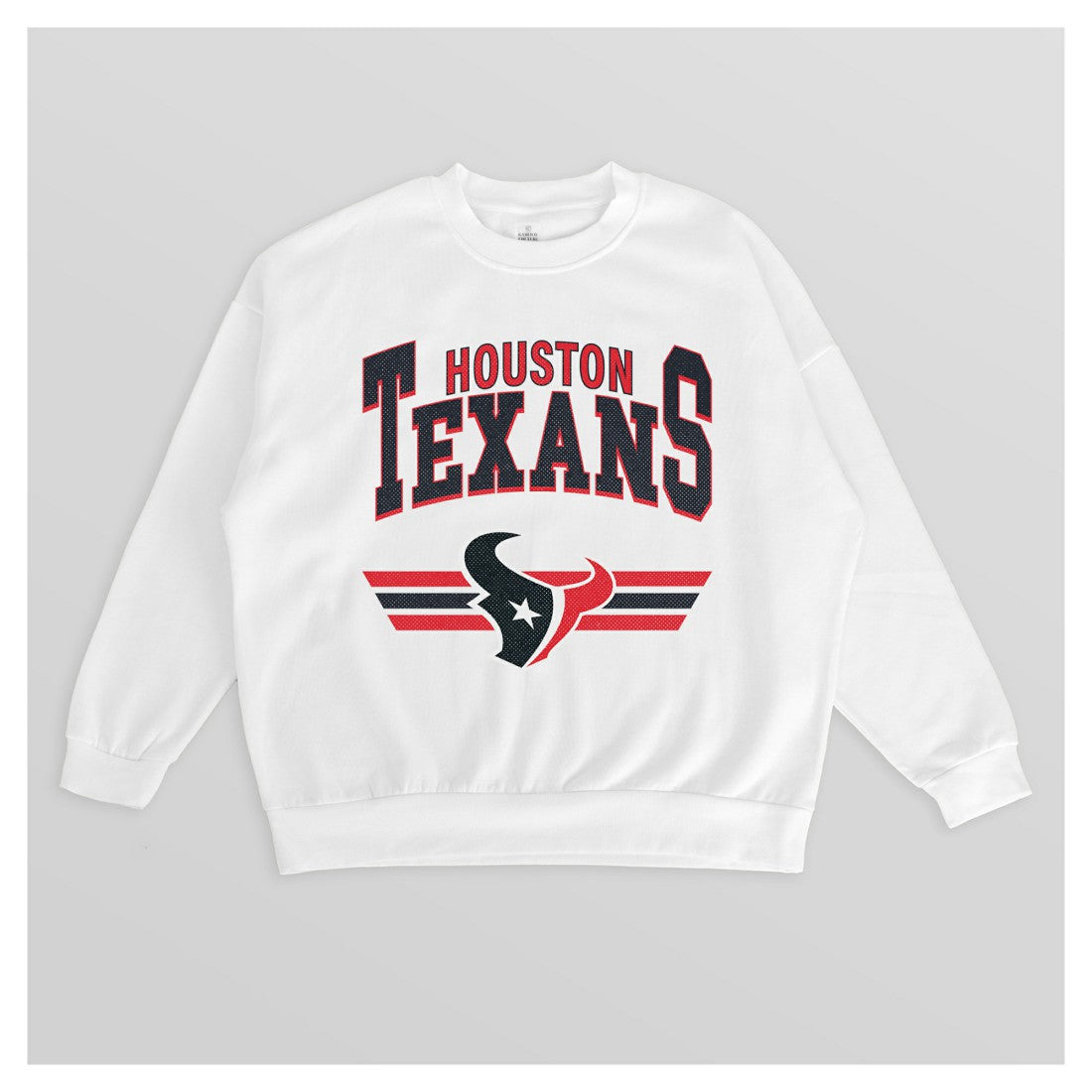 Houston Texans Gameday Couture Women's Swift Strike Premium Oversized Fleece Pullover Sweatshirt White - NFL