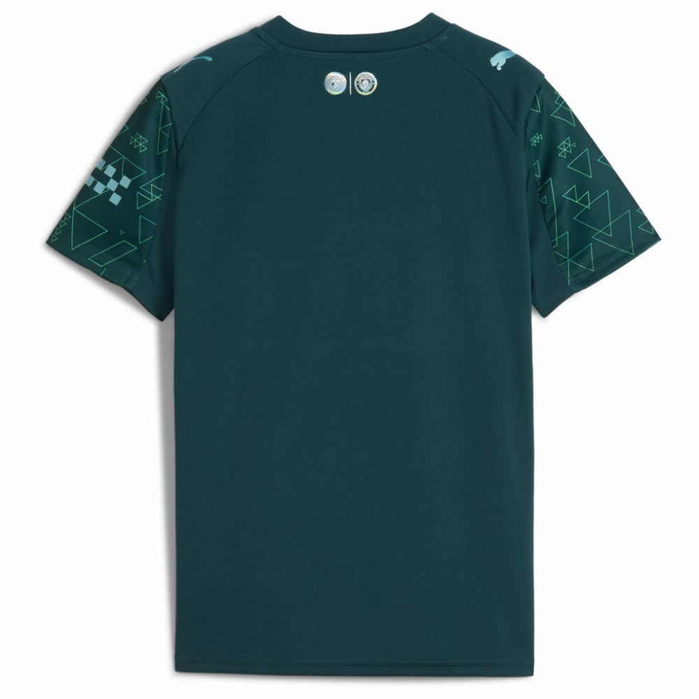 Puma Manchester City x EA SPORTS FC Youth 2025/26 Fourth Jerseys - Green