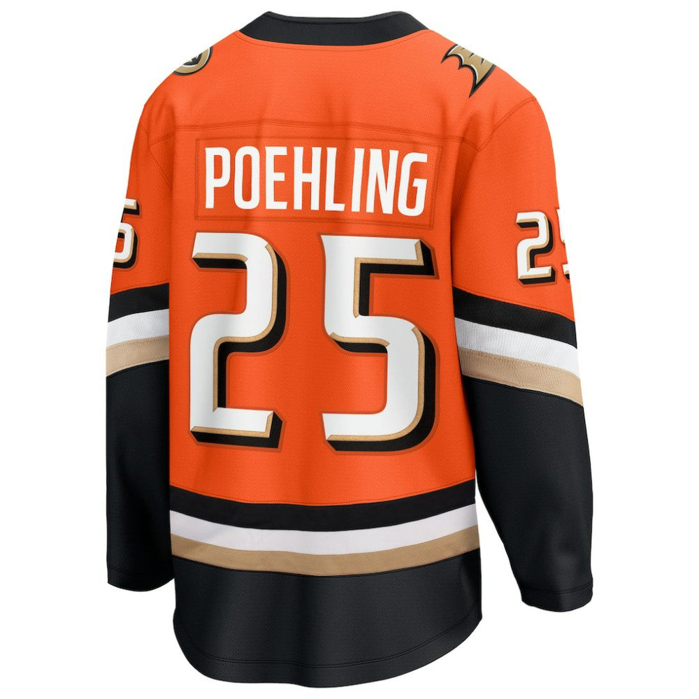Ryan Poehling Anaheim Ducks - Fanatics Home Breakaway Jersey Orange