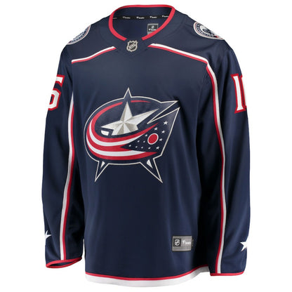 Brendan Gaunce Columbus Blue Jackets Fanatics Home Breakaway Jersey - Navy | NHL Jerseys