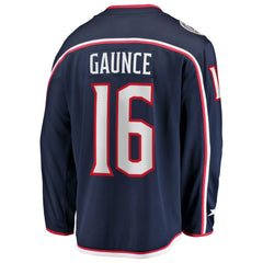 Brendan Gaunce Columbus Blue Jackets - Fanatics Home Breakaway Jersey Navy