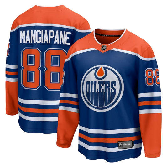 Andrew Mangiapane Edmonton Oilers Fanatics Home Breakaway Jersey - Royal | NHL Jerseys