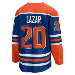 Curtis Lazar Edmonton Oilers - Fanatics Home Breakaway Jersey Royal