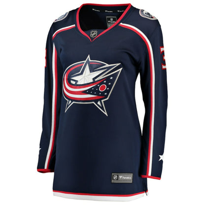 Charlie Coyle Columbus Blue Jackets Fanatics Women's Home Breakaway Jersey - Navy | NHL Jerseys
