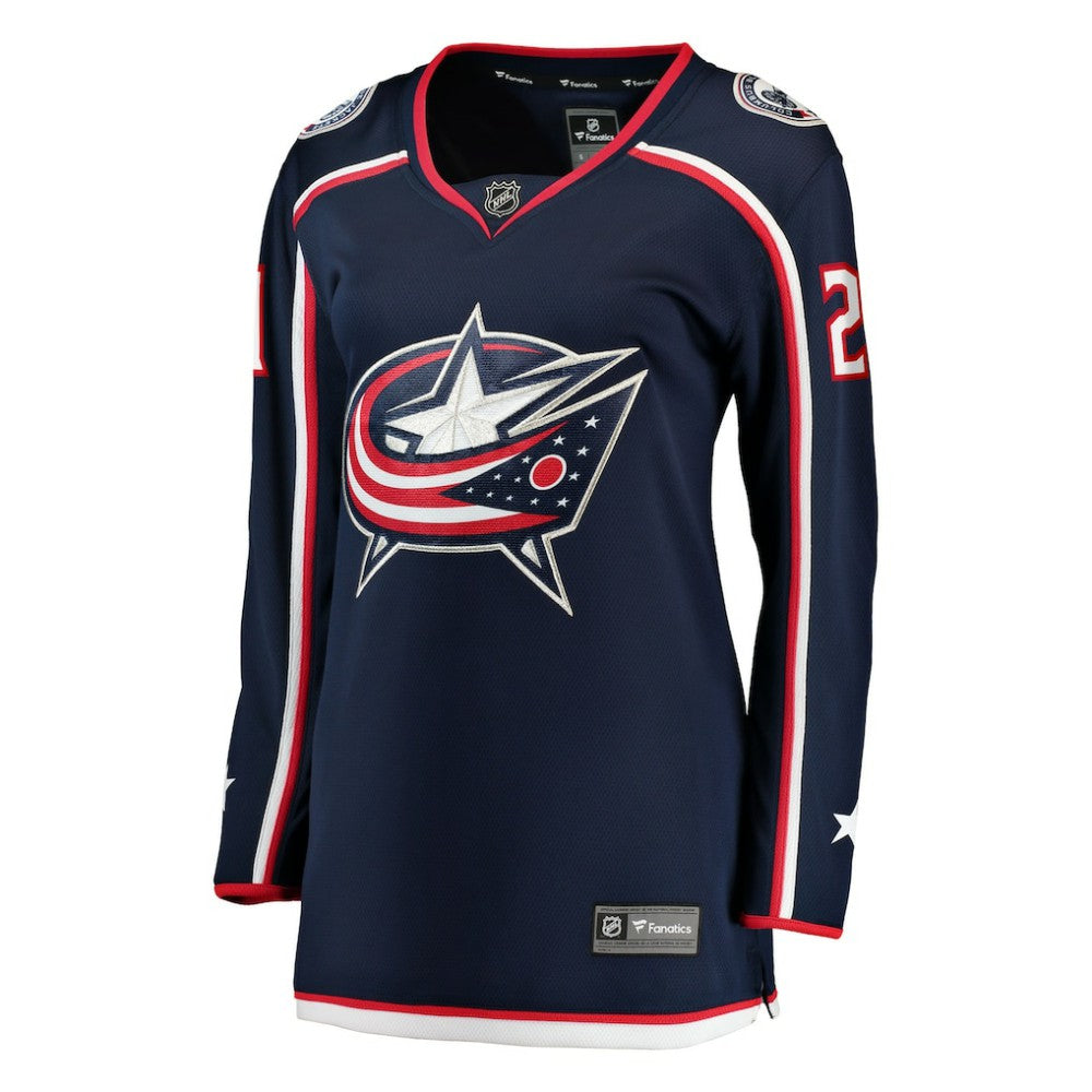 Isac Lundestrom Columbus Blue Jackets Fanatics Women's Home Breakaway Jersey - Navy | NHL Jerseys