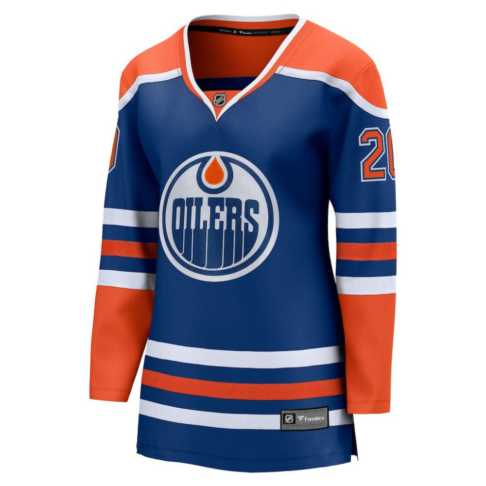 Curtis Lazar Edmonton Oilers - Fanatics Women's Home Breakaway Jersey Royal