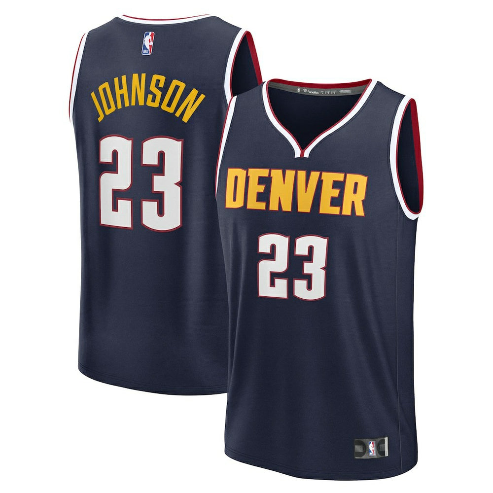 Fanatics - Cameron Johnson Denver Nuggets Youth Fast Break Replica Jersey - Navy - Icon Edition