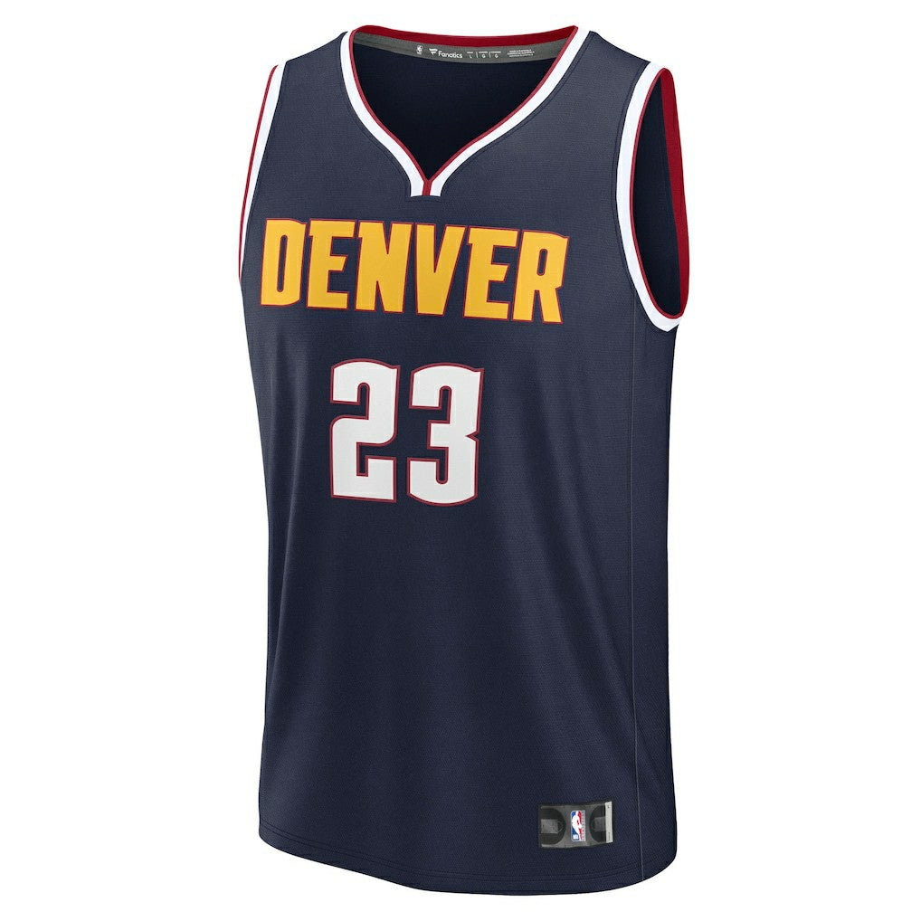 Fanatics - Cameron Johnson Denver Nuggets Youth Fast Break Replica Jersey - Navy - Icon Edition